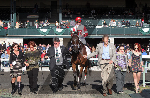 Kindergarden Kid with Julien Leparoux up wins the 2012 Sycamore from #3 Ioya Bigtime for trainer Mike Maker and owner Ken Ramsey., 2012  2012 Fall Meet