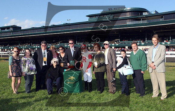 Kindergarden Kid with Julien Leparoux up wins the 2012 Sycamore from #3 Ioya Bigtime for trainer Mike Maker and owner Ken Ramsey., 2012  2012 Fall Meet