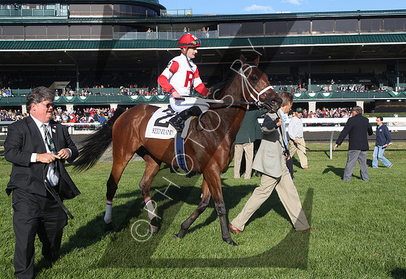 Kindergarden Kid with Julien Leparoux up wins the 2012 Sycamore from #3 Ioya Bigtime for trainer Mike Maker and owner Ken Ramsey., 2012  2012 Fall Meet