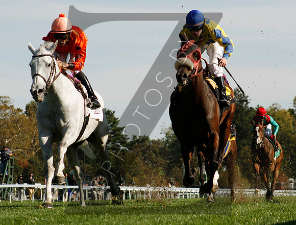 Tapitsfly with Jose Lezcano up wins the 2012 First Ladyfor trainer Dale Romans and owner Frank L Jones, 2012 Keeneland Fall Meet