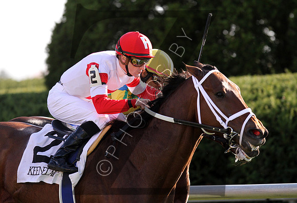 Kindergarden Kid with Julien Leparoux up wins the 2012 Sycamore from #3 Ioya Bigtime for trainer Mike Maker and owner Ken Ramsey., 2012  2012 Fall Meet