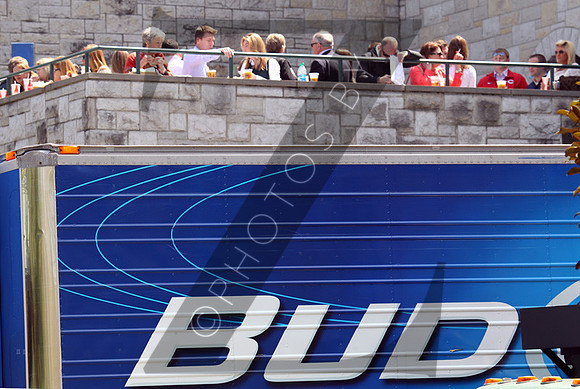Budweiser Clydesdales during the 2013 Keeneland Spring Meet