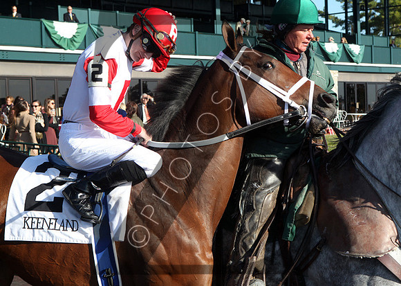 Kindergarden Kid with Julien Leparoux up wins the 2012 Sycamore from #3 Ioya Bigtime for trainer Mike Maker and owner Ken Ramsey., 2012  2012 Fall Meet